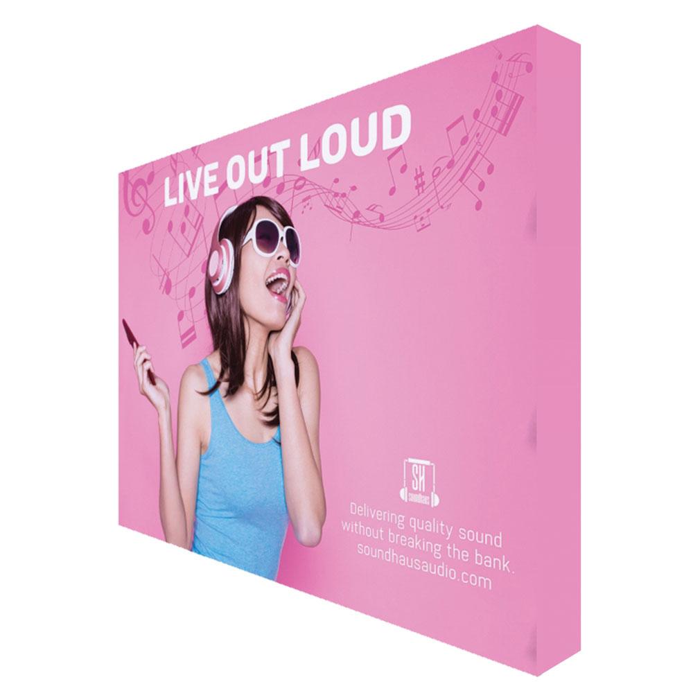 ONE CHOICE® 10 ft Fabric Pop Up Display — Single Sided Graphic Package / No Endcaps